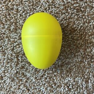 Percussion shaker yellow egg